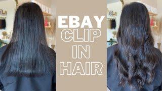 eBay Human Hair Extensions | Tutorial & Review