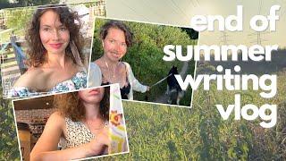 WRITING VLOG | drafting at different coffee shops, random renaissance fair, and sunset hikes!