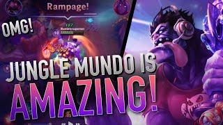 WILD RIFT | JUNGLE MUNDO IS SO FREAKIN AMAZING!! | Mundo Gameplay