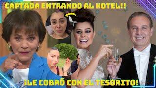 ÁNGELA CAPTADA ENTRANDO A HOTEL! CAE TEATRO