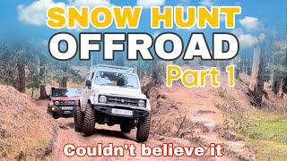 Snow Hunt in kashmir Ep 1 | Offroading in Monster Gypsy | Modified Thar | SajidWanders