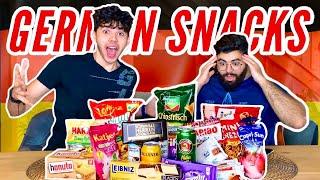 TWO IDIOTS TRY GERMAN SNACKS FOR THE FIRST TIME!