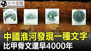 震驚發現！中國淮河發現一種文字，比甲骨文還早4000年，學者：中國有7300多年文字史？#文字#甲骨文#漢字#古文字#奇聞#歷史#考古#古墓#古代#文物#古今奇聞