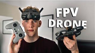 Learning To Fly A FPV Drone - MY FIRST FPV DRONE EXPERIENCE