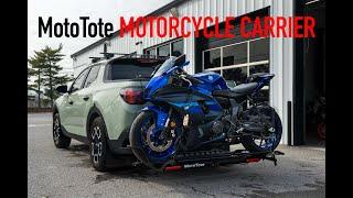 WOULD YOU TRUST YOUR MOTORCYCLE ON IT? | MotoTote Motorcycle Carrier (Install/Overview)