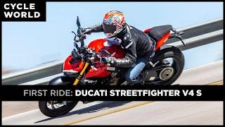 2020 Ducati Streetfighter V4 S First Ride