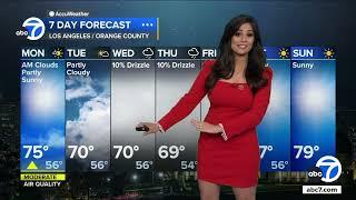 SoCal forecast: Expect mild, comfortable temperatures this week