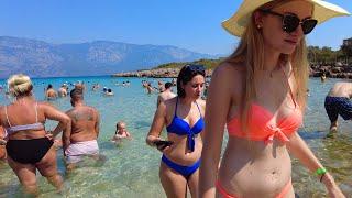 Marmaris Cleopatra Island (Sedir) Beach | Turkey 2022 [4K UHD 60 fps]