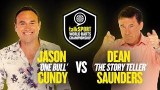 ROUND 1 Jason 'One Bull' Cundy v Dean 'The Story Teller' Saunders |  talkSPORT Darts LIVE! 