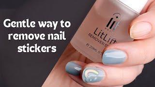 How to Remove Ohora Nails and Other Nail Stickers without Nail Damage  | KBEAUTYHOBBIT