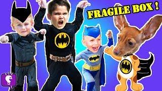 BATMAN ADVENTURE! Imaginext Toys REVIEW and Play with HobbyKidsTV