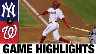 Victor Robles shines in 9-2 win vs. Yankees | Yankees-Nationals Game Highlights 7/25/20