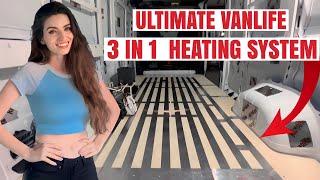 Installing DIY Radiant Heated Floors by VanLife Tech