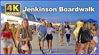 【4K】WALK New JERSEY SHORE : Jenkinson Boardwalk USA 4k video