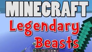 Minecraft Legendary Beasts Mod - New Bosses! New Weapons! (Mod Showcase Test Drive)