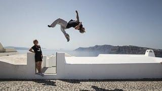 Freerunning flips, spins and twists take over Greece