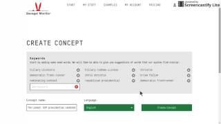 From story to concept via the keywords API call