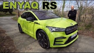 Skoda Enyaq Coupe RS review | Skoda's 300bhp electric car