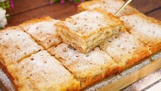 Do you have semolina and apples? Then urgently prepare this apple pie!