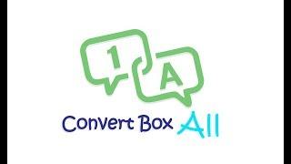 ConvertBox 3D - Data converter - complete demonstration of All functions