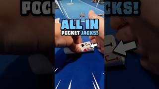 ALL IN with JACKS!  #poker #shorts