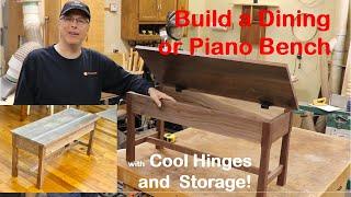 How to Build a Solid Dining / Piano Bench with Storage