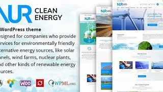 Nur - Alternative & Renewable Energy WordPress Theme | Themeforest Website Templates and Themes