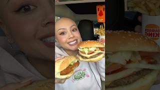 BURGER KING MUKBANG#shorts
