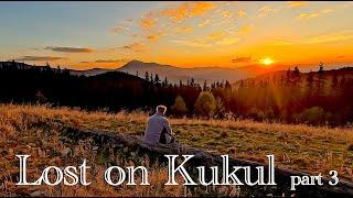 Lost on Kukul 3. Preparing the hut for winter. Carpathians. Ukraine.