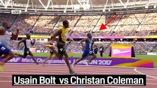 Christian Coleman Beats Usain Bolt In 100 Meters Race