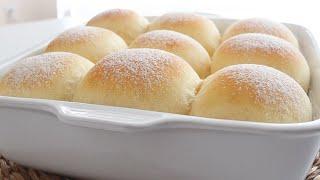 No kneading! Just need 2-Minutes to prepare | Incredibly Easy to make Super Fluffy Milk buns