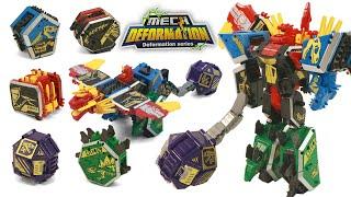 Mech Deformation Series Fake CapatineDino 5in1 Combo MegaDino Transformation