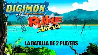 DIGIMON RUMBLE ARENA GAMEPLAY ESPAÑOL LA BATALLA DE LOS 2 PLAYERS