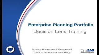 Decision Lens Training