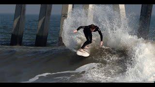 High Tide Surfing Jacksonville Beach Pier / NE Florida Update 12.19.24