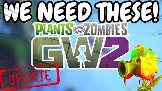 WE NEED THESE GARDEN WARFARE 2 UPDATES...