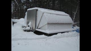 Open car doors in a expandable trailer. Weather tight New design Hauler,  Auto shop,  storage,