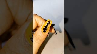 Easy nail art design #nailart #easynailsathome #nails #notoolnailart