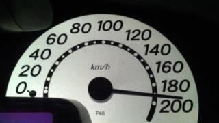 Toyota Yaris TS '02 - 0-200 km/h Acceleration | Beschleunigung (106 PS)