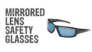 Stay Safe In Style With Trendy Mirrored Lens Safety Glasses!