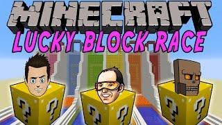 LUCKY BLOCK RACE 1.8 | MINECRAFT med DualDGaming Extra & JNX