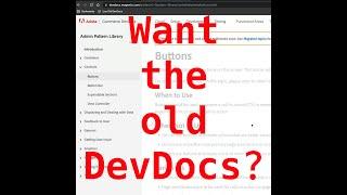 Want the old DevDocs back? #shorts