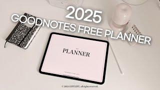 2025 GoodNotes Free Planner with Hyperlinks