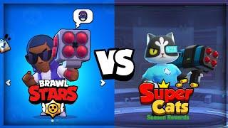 Brawl Stars Vs. Super Cats (Heroes Comparison)