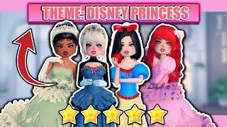 ONLY DOING *DISNEY PRINCESS* CUSTOM THEMES IN *DRESS TO IMPRESS* (ROBLOX)