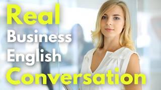 REAL Business English Conversation "Are you at an ADVANCED level?" | Business English Learning