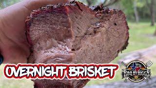 Overnight Brisket on a Pellet Smoker - Smoking a Brisket on a Pellet Grill. Yoder YS640s