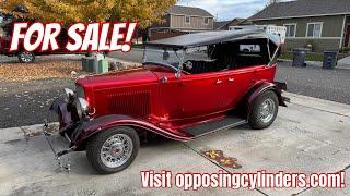 1932 FORD PHAETON FOR SALE!  VISIT ️ OPPOSINGCYLINDERS.COM!