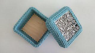 ALL SECRETS OF THE SQUARE BASKET!!! Basket with wooden bottom and lid