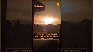 WATCH: US Strikes Iran Nuclear Sites with GBU-57 Bunker Busters | Massive Blasts | News9